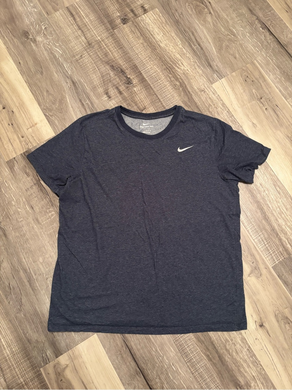Nike Men's Dark Navy Heather Short Sleeve Performance Tee
